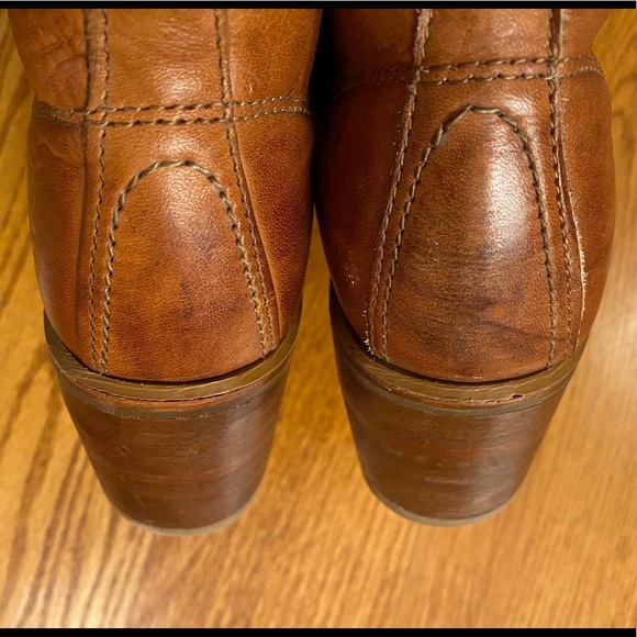 EUC Frye Ankle Boots, Brown - Picture 4 of 5